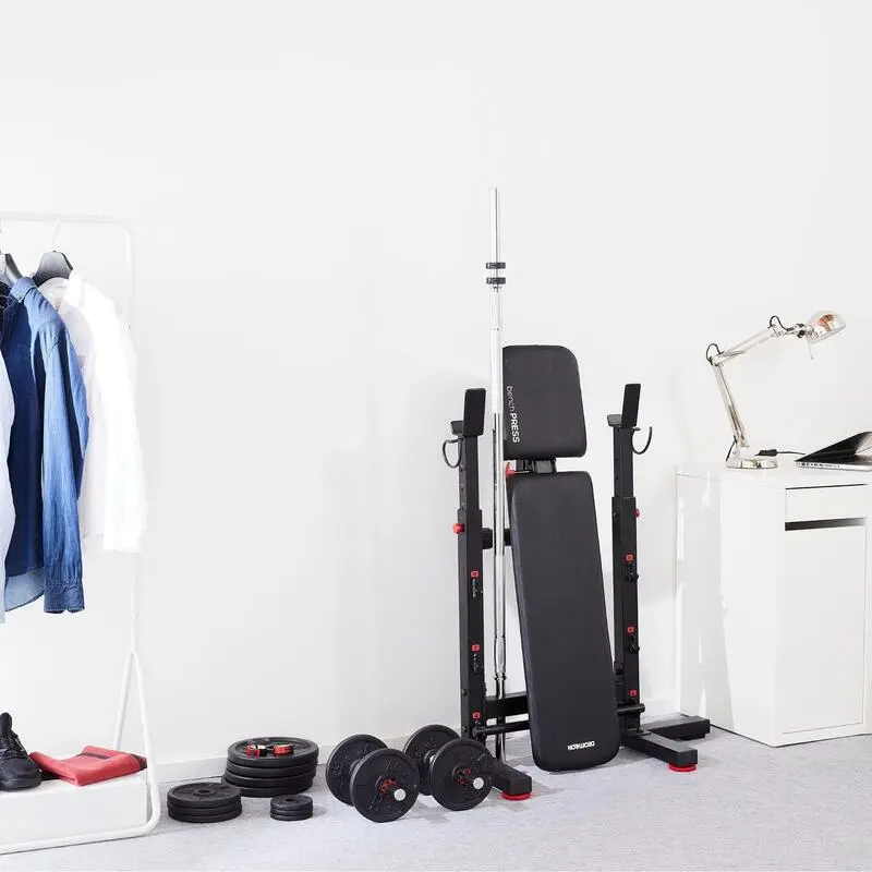 Banco Musculación Con Rack Plegable Corength 6 Banco Musculación Con Rack Plegable Corength - Imagen 4