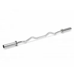 GOODBUY FITNESS Barra Olímpica Cromada 1.20 M BO120Z Fuerza Adulto Plata Z