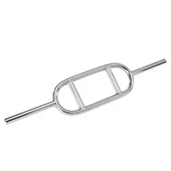 CORENGTH Barra Pesas Tríceps De 86 Cm Musculación 28 Mm Domyos