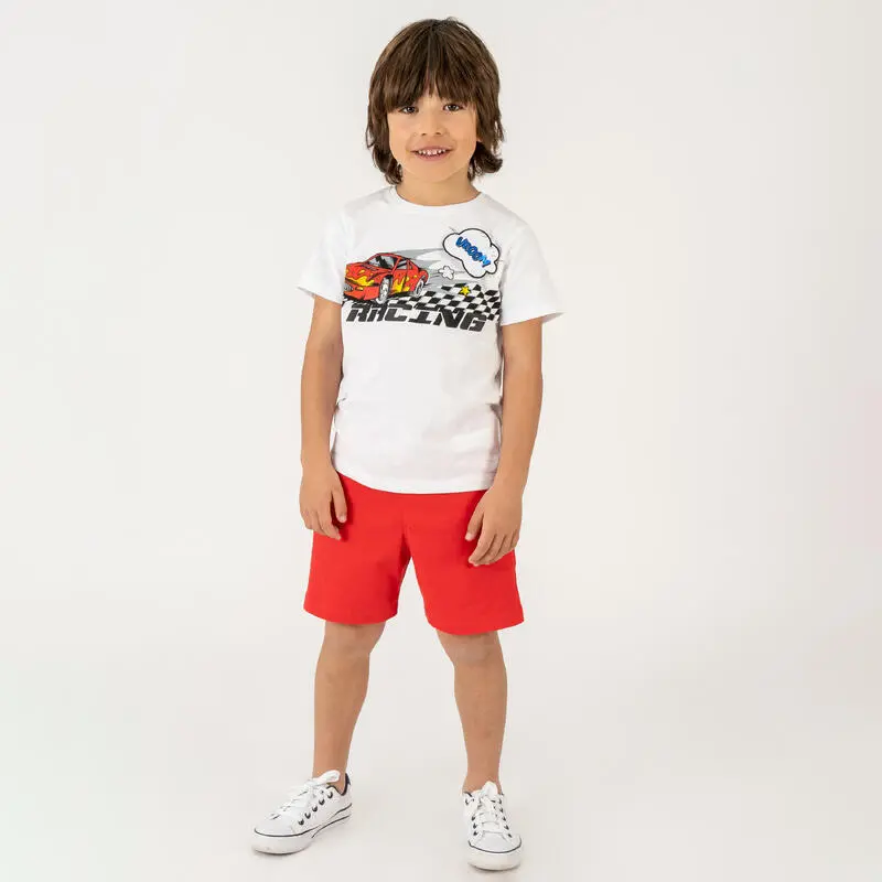 Bermuda Niño Charanga Rojo 7 Bermuda Niño Charanga Rojo - Imagen 5