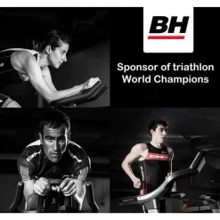 BH Fitness Bicicleta Ciclismo Indoor - Cardio - Khronos Basic II Negra -Musculación bicicleta ciclismo indoor cardio khronos basic ii negra 4