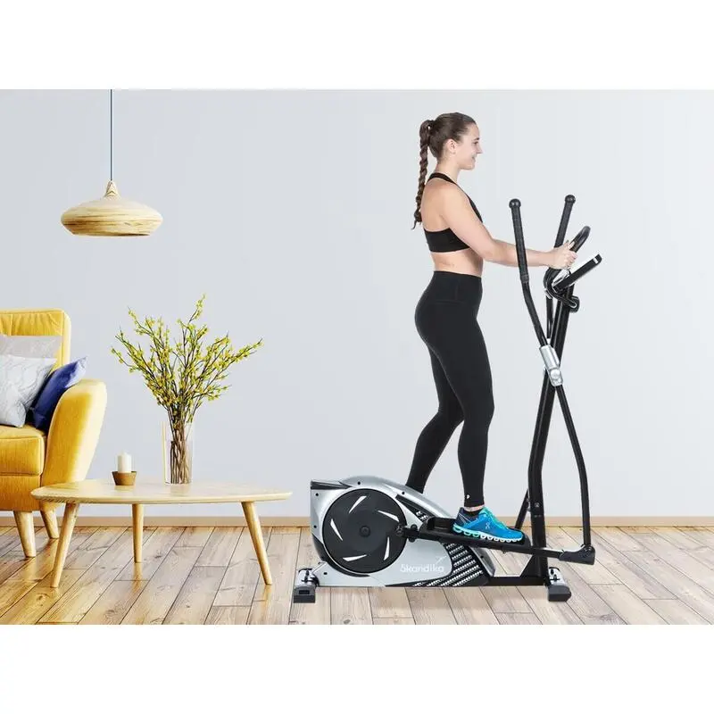 SKANDIKA Bicicleta Elíptica - Eleganse - Fitness - Bluetooth - Pulsómetro - Gris 4 SKANDIKA Bicicleta Elíptica - Eleganse - Fitness - Bluetooth - Pulsómetro - Gris - Imagen 2