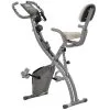 Bicicleta Estática Plegable HOMCOM Acero ABS PVC 97x51x115cm Gris -Musculación bicicleta estatica plegable homcom acero abs pvc 97x51x115cm gris