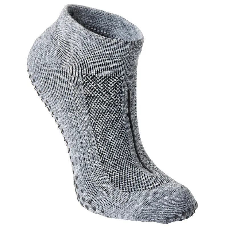 Domyos Calcetines Antideslizantes De Fitness Gris 4 Domyos Calcetines Antideslizantes De Fitness Gris - Imagen 2
