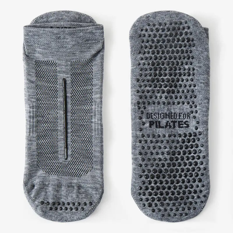 Domyos Calcetines Antideslizantes De Fitness Gris 5 Domyos Calcetines Antideslizantes De Fitness Gris - Imagen 3
