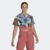ADIDAS Camiseta Allover Print Cropped -Musculación camiseta allover print cropped
