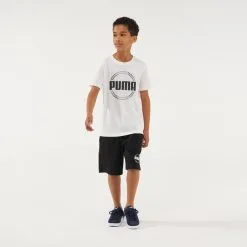 Camiseta Blanco Niños Estampado PUMA