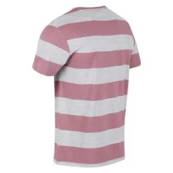 Regatta Camiseta Brayden De Rayas Para Hombre Malva -Musculación camiseta brayden de rayas para hombre malva 3