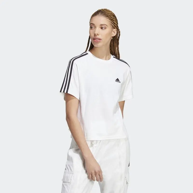 ADIDAS Camiseta Corta Essentials Single Jersey 3 Bandas 8 ADIDAS Camiseta Corta Essentials Single Jersey 3 Bandas - Imagen 6