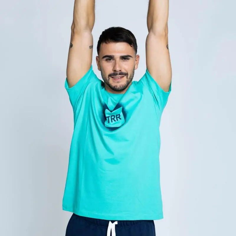 THE RUNNING REPUBLIC Camiseta De Manga Corta De Algodón Y Poliéster Reciclado De Hombre TRR Calipso 4 THE RUNNING REPUBLIC Camiseta De Manga Corta De Algodón Y Poliéster Reciclado De Hombre TRR Calipso - Imagen 2