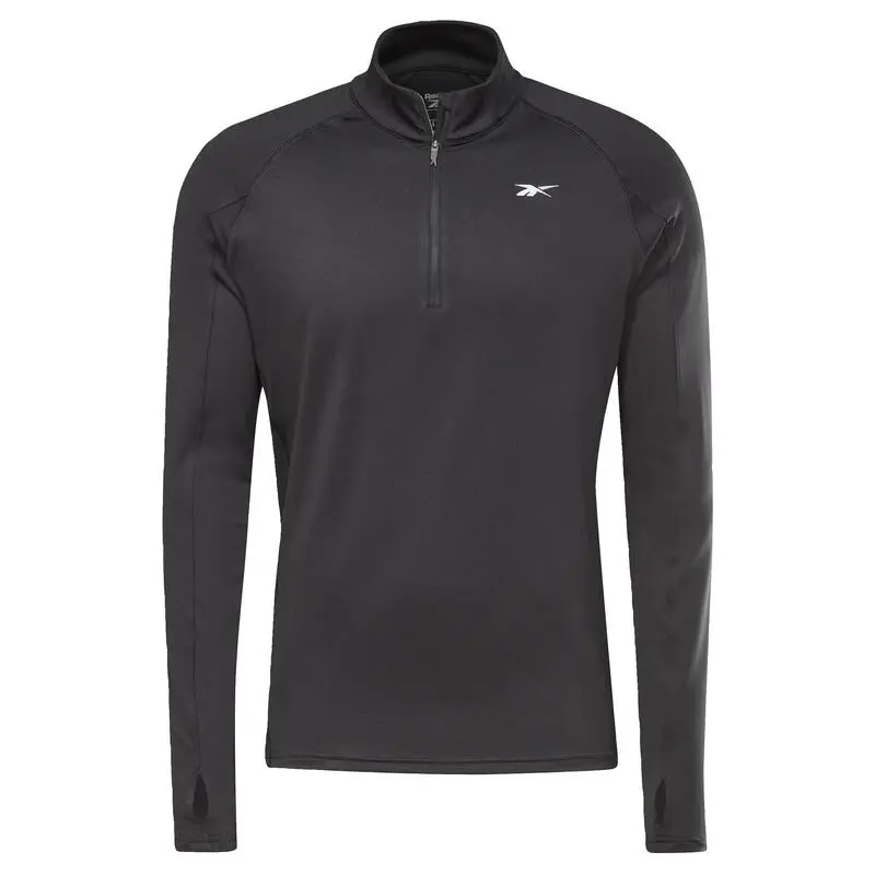 Reebok Camiseta De Manga Larga Running Quarter-Zip 3 Reebok Camiseta De Manga Larga Running Quarter-Zip