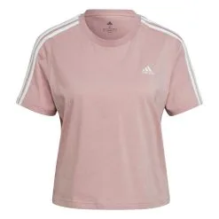 ADIDAS Camiseta Essentials Loose Cropped 3 Bandas -Musculación camiseta essentials loose cropped 3 bandas 2