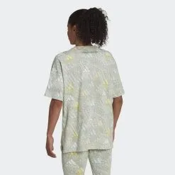 ADIDAS Camiseta Essentials Multi-Colored Logo Boyfriend -Musculación camiseta essentials multi colored logo boyfriend 3