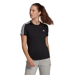 ADIDAS Camiseta Essentials Slim LOUNGEWEAR 3 Bandas -Musculación camiseta essentials slim loungewear 3 bandas 2