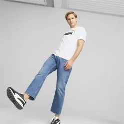 Camiseta Essentials+2 Colour Logo Hombre PUMA Blanco 11 Camiseta Essentials+2 Colour Logo Hombre PUMA Blanco -Musculación camiseta essentials2 colour logo hombre puma blanco 4