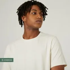 Domyos Camiseta Fitness 500 Hombre No Dye Regular -Musculación camiseta fitness 500 hombre no dye regular 4