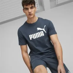 Camiseta Hombre Essentials Logo PUMA 8 Camiseta Hombre Essentials Logo PUMA -Musculación camiseta hombre essentials logo puma 1