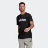 Camiseta Manga Corta Adidas Fitness Linear Negro