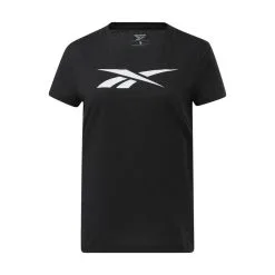Camiseta Manga Corta Mujer Reebok Training Essentials Vector Graphic Negro