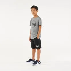 Camiseta Manga Corta Puma Gimnasia Niño Y Niña Gris 8 Camiseta Manga Corta Puma Gimnasia Niño Y Niña Gris -Musculación camiseta manga corta puma gimnasia nio y nia gris 2