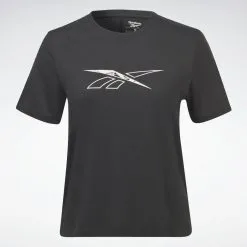 Camiseta Manga Corta Speedwick Mujer Reebok Workout Ready Supremium Negro -Musculación camiseta manga corta speedwick mujer reebok workout ready supremium negro 1