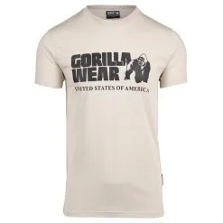 Camiseta Musculación Manga Corta Hombre GORILLA WEAR Classic Beige 11 Camiseta Musculación Manga Corta Hombre GORILLA WEAR Classic Beige -Musculación camiseta musculacion manga corta hombre gorilla wear classic beige 4