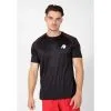 Camiseta Musculación Manga Corta Hombre GORILLA WEAR Performance Negro Rojo -Musculación camiseta musculacion manga corta hombre gorilla wear performance negro rojo