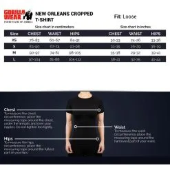 Camiseta Musculación Manga Corta Mujer GORILLA WEAR New Orleans Negro -Musculación camiseta musculacion manga corta mujer gorilla wear new orleans negro 4