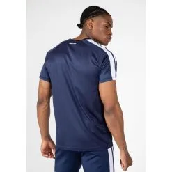 Camiseta Musculación Manga Corta Poliéster Hombre GORILLA WEAR Stratford Azul -Musculación camiseta musculacion manga corta poliester hombre gorilla wear stratford azul 1