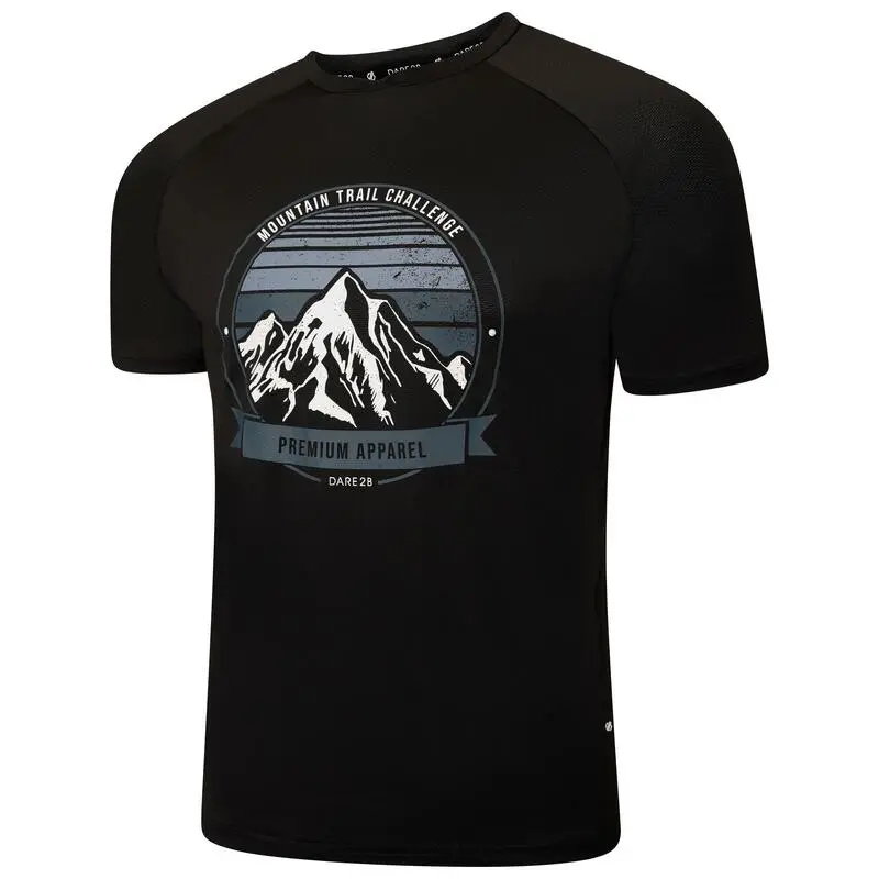 Dare 2b Camiseta Righteous II Montaña Para Hombre Negro 5 Dare 2b Camiseta Righteous II Montaña Para Hombre Negro - Imagen 3