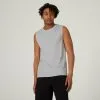 Domyos Camiseta Sin Mangas Fitness 500 Hombre Gris Extensible