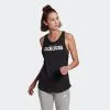 Camiseta Sin Mangas Fitness Linear Adidas Mujer Negro 1 Camiseta Sin Mangas Fitness Linear Adidas Mujer Negro -Musculación camiseta sin mangas fitness linear adidas mujer negro