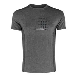 R-EVENGE Camiseta Técnica Manga Corta Hombre Fitness Running Cardio Gris 9 R-EVENGE Camiseta Técnica Manga Corta Hombre Fitness Running Cardio Gris -Musculación camiseta tecnica manga corta hombre fitness running cardio gris 1