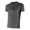 R-EVENGE Camiseta Técnica Manga Corta Hombre Fitness Running Cardio Gris -Musculación camiseta tecnica manga corta hombre fitness running cardio gris
