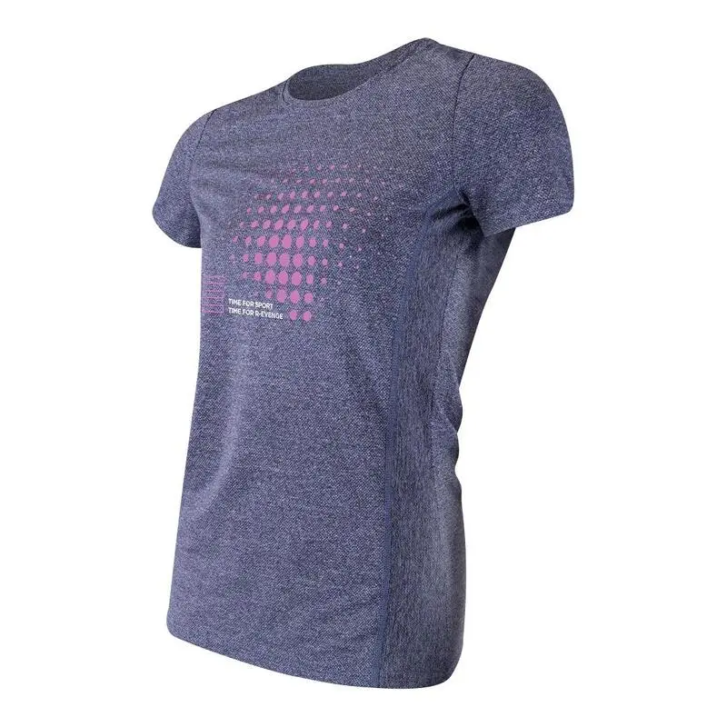 R-EVENGE Camiseta Técnica Manga Corta Mujer Fitness Running Cardio Gris 8 R-EVENGE Camiseta Técnica Manga Corta Mujer Fitness Running Cardio Gris - Imagen 6