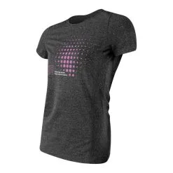 R-EVENGE Camiseta Técnica Manga Corta Mujer Fitness Running Cardio Gris 9 R-EVENGE Camiseta Técnica Manga Corta Mujer Fitness Running Cardio Gris -Musculación camiseta tecnica manga corta mujer fitness running cardio gris 1
