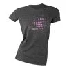 R-EVENGE Camiseta Técnica Manga Corta Mujer Fitness Running Cardio Gris -Musculación camiseta tecnica manga corta mujer fitness running cardio gris