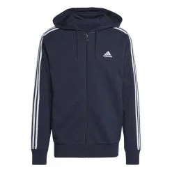 ADIDAS Chaqueta Con Capucha Essentials French Terry 3 Bandas -Musculación chaqueta con capucha essentials french terry 3 bandas 2