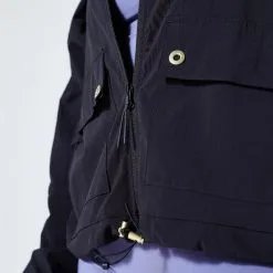 Domyos Chaqueta Fitness Negro Amplia Capucha -Musculación chaqueta fitness negro amplia capucha 3