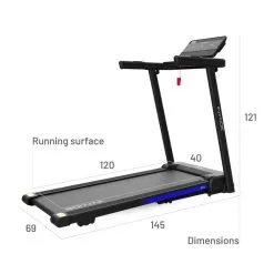 BODYTONE Cinta De Correr Plegable Con Pantalla LED, MP3, 9 Programas, 14 Km/h XTA 7 BODYTONE Cinta De Correr Plegable Con Pantalla LED, MP3, 9 Programas, 14 Km/h XTA -Musculación cinta de correr plegable con pantalla led mp3 9 programas 14 kmh xta 2