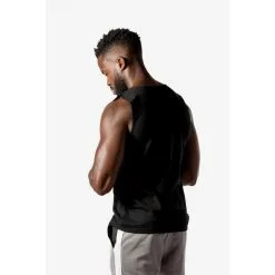 AESTHETIC WOLF Core Camiseta Sin Mangas - Fitness - Hombre - Negro -Musculación core camiseta sin mangas fitness hombre negro 2