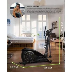 Entrenador Elíptico Electromagnético Zipro Dunk Gold IConsole+ -Musculación entrenador eliptico electromagnetico zipro dunk gold iconsole 1