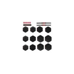 CLOVER FITNESS Juego De Mancuernas Hexagonales 25 Kg. -Musculación juego de mancuernas hexagonales 25 kg 3