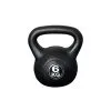 IVOL Kettlebell 6 Kg - Plástico - Para Uso Interior Y Exterior - Negro -Musculación kettlebell 6 kg plastico para uso interior y exterior negro