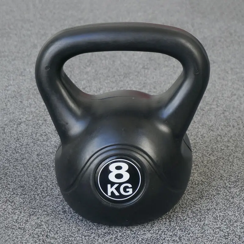 IVOL Kettlebell 8 Kg - Plástico - Para Uso Interior Y Exterior - Negro 4 IVOL Kettlebell 8 Kg - Plástico - Para Uso Interior Y Exterior - Negro - Imagen 2