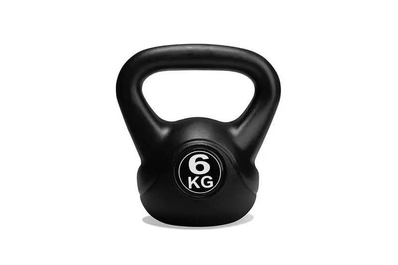 Virtufit Kettlebell - Cloruro De Polivinilo - 6Kg - Negro 4 Virtufit Kettlebell - Cloruro De Polivinilo - 6Kg - Negro - Imagen 2