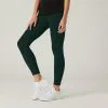 Leggings Fitness 7/8 Fit+ 500 Mujer Domyos Verde -Musculación leggings fitness 78 fit 500 mujer domyos verde