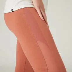 Domyos Leggings Mallas Fitness Slim 7/8 Mujer 520 Sepia -Musculación leggings mallas fitness slim 78 mujer 520 sepia 3