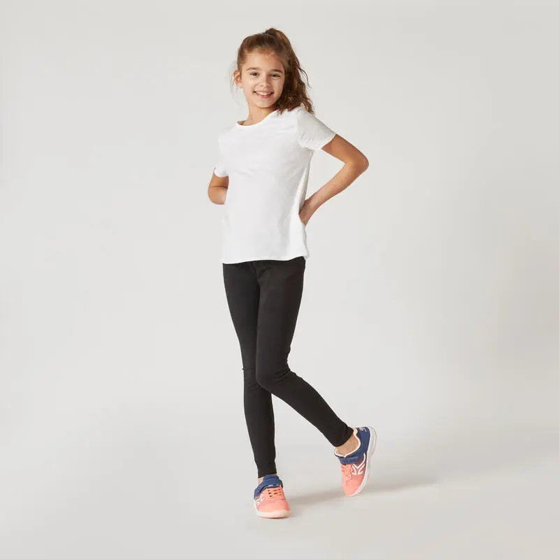 Leggings Mallas Gimnasia Deportiva Niños Domyos 100 Negro 3 Leggings Mallas Gimnasia Deportiva Niños Domyos 100 Negro