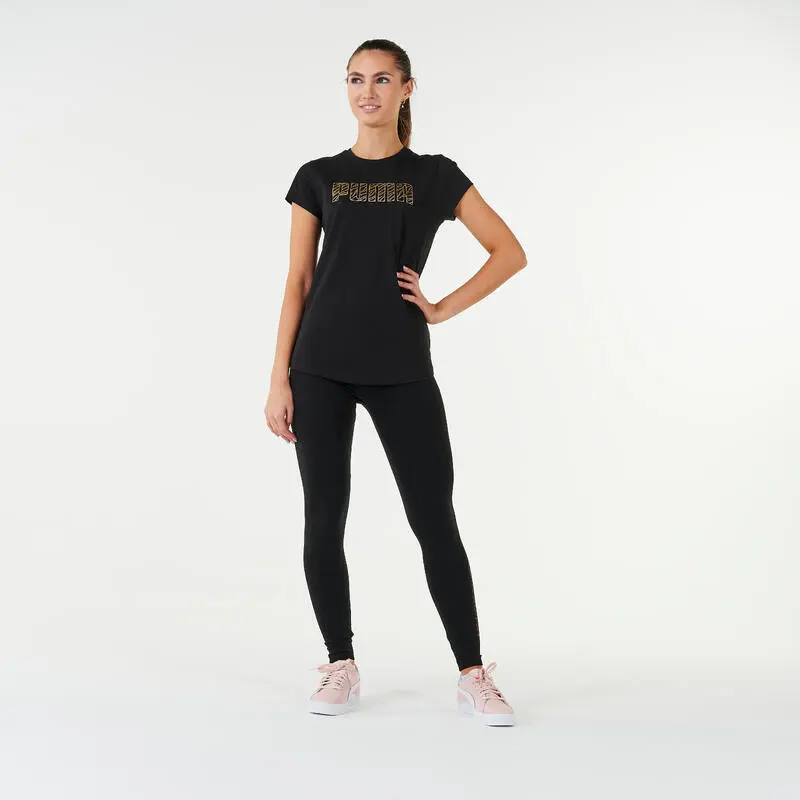 Leggings Puma Detalle Dorado 4 Leggings Puma Detalle Dorado - Imagen 2